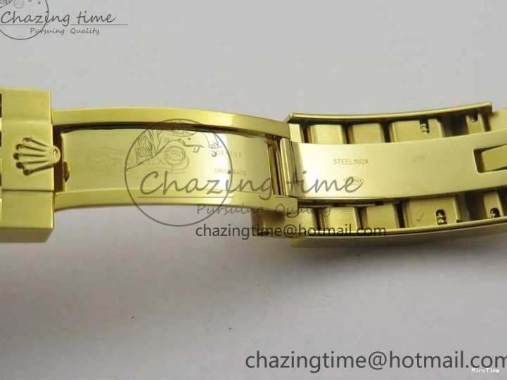 MiroTime 1223 Unisex Submariner 41mm 126618 LB YG EWF Blue Dial on YG Bracelet A 2615